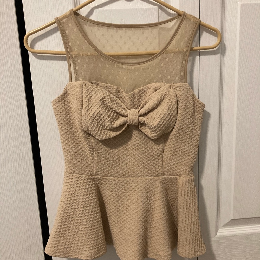 Love Culture peplum top